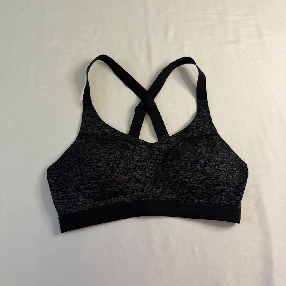Victoria Sport Victoria's Secret Grey Heathered Racerback Sports Bra 32C